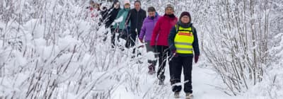 Enkel fottur langs Storelva i Arna