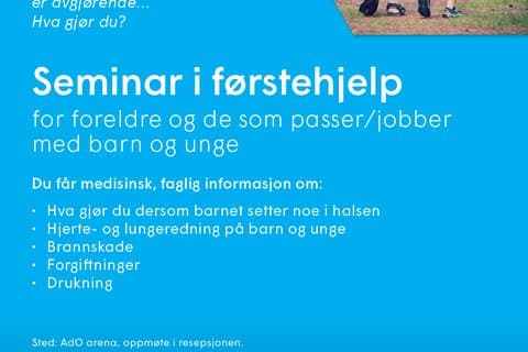 Seminar i førstehjelp