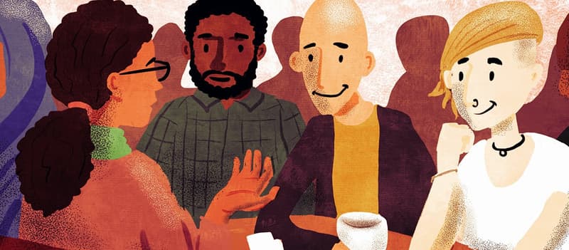 Språkkafé på Ny-Krohnborg